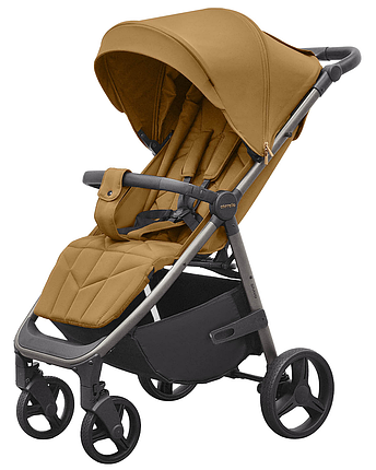 Коляска прогулянкова дитяча CARRELLO Bravo CRL-8512PU Mango Orange Коричнева, фото 1