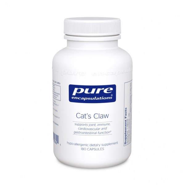 Котячий кіготь, Cat's Claw, Pure Encapsulations, для підтримки суглобів, імунної та серцево-судинної систем та здоров'я