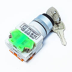 Перемикач із ключем 2 лінії Lay37 (PBCY090) 660 V 10 Ah
