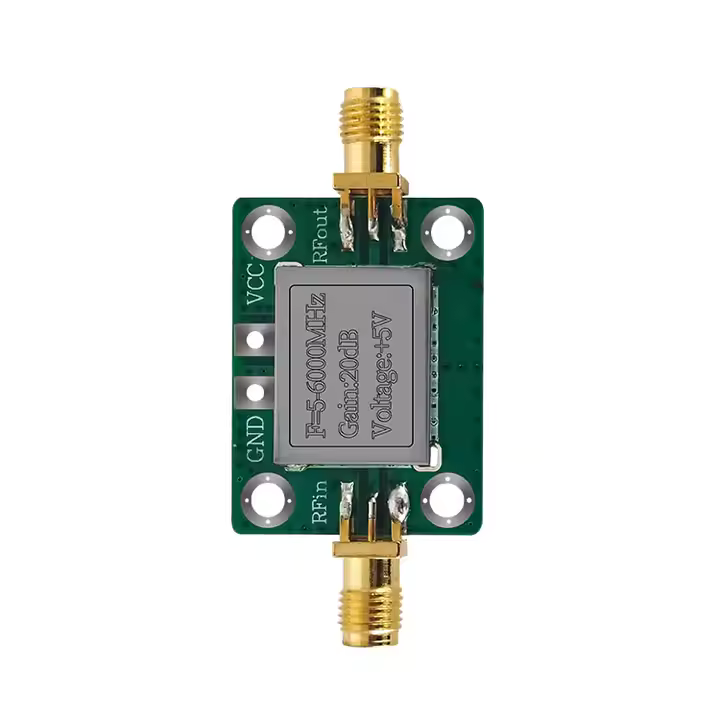 Підсилювач RF ультра широкополосний 5-6000МГц, 20dB, 5V, 23x28мм