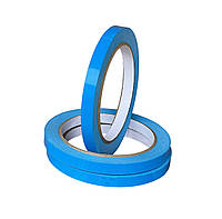 Стрічка каучукова клейка ПВХ для кліпсаторів, 9×66 мм, синій