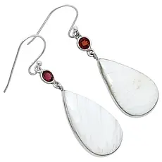  Сколецит сережки