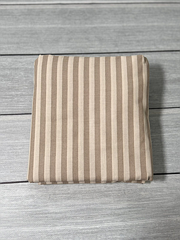 Простирадло на резинці 160x200+20 бежева смужка