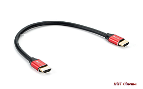 TTAF HDMI 2.1 Cable Red 24K Gold 0.3m Кабель HDMI 8K 0,3 метра