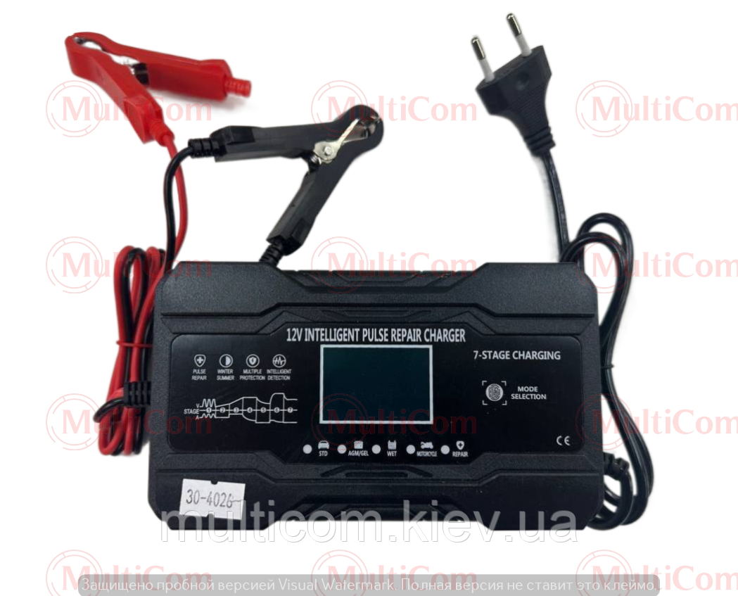 04-06-801. Зарядний пристрій (інтелектуальний), 12 V 10 A, 2-150 Ah, RJ-C121001A. RJTianye, фото 1