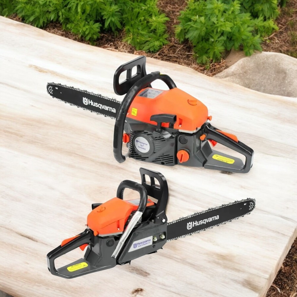 Потужна бензопила Husqvarna 137 4.9 кВт Якісна ланцюгова бензопила з шиною 45 см Хускварна 137 Ланцюгова пила