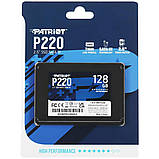 Накопичувач SSD Patriot P220 128GB 2.5" 7mm SATAIII, фото 3