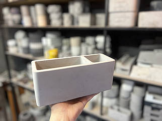 Органайзер для канцелярії/Підставка для ручок/Органайзер із бетону/Дізайнерський органайзер ручної роботи