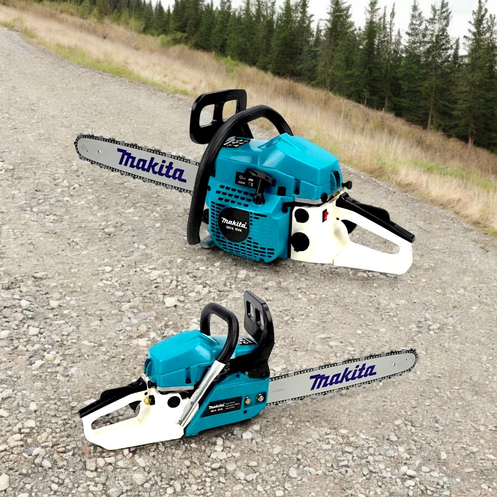 Пила ланцюгова професійна Makita 6814 RVK 3.7 кВт Потужна бензопила з шиною 45 см Бензопила Макіта