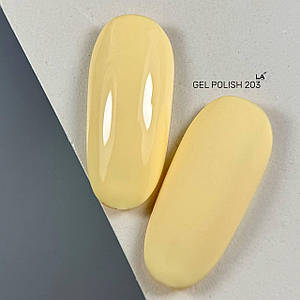0203 S 8 гр гель-лак gel polish Lady Arms жовтий