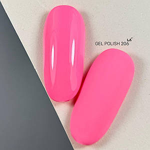 0206 S 8 гр гель-лак gel polish Lady Arms рожевий