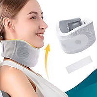 Шийний бандаж з регулюванням і чохлами для подорожей і дому Фіксатор для шиї