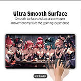 Великий килимок для миші з дизайном аніме-дівчат, розмір 80/40, фото 2