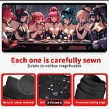 Великий килимок для миші з дизайном аніме-дівчат, розмір 80/40, фото 3