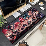 Великий килимок для миші з дизайном аніме-дівчат, розмір 80/40, фото 4