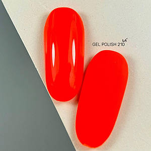 0210 S 8 гр гель-лак gel polish Lady Arms померанчевий неон
