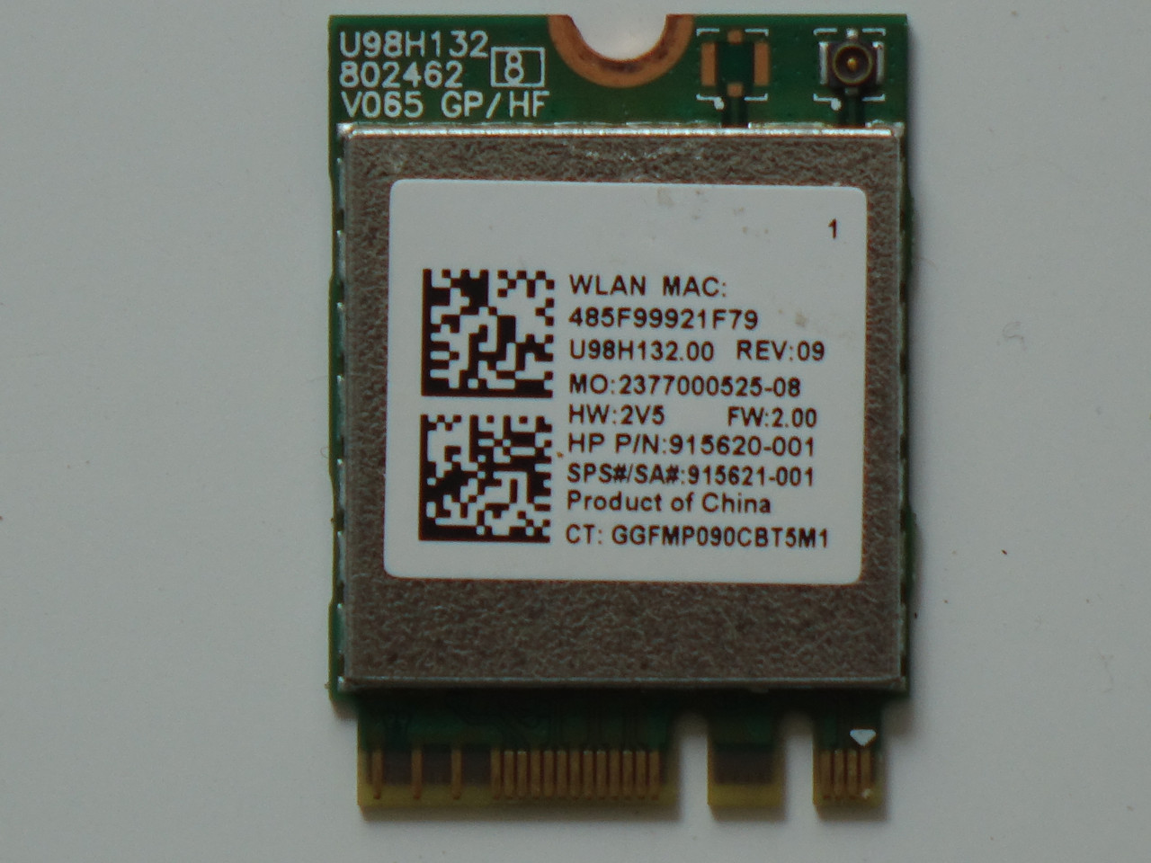 Wi-Fi модуль адаптер для ноутбука HP 250 G7 Realtek RTL8821CE 915620-002