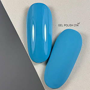 0214 S 8 гр гель-лак gel polish Lady Arms синій блакитний