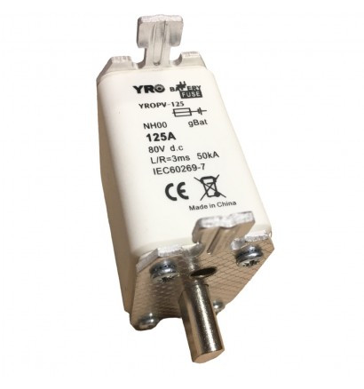Запобіжник YRO BATT NH-00 125A/80 VDC, фото 1