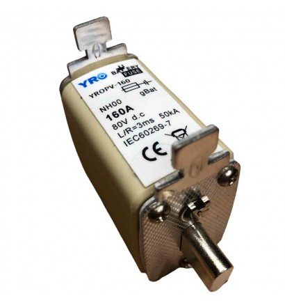 Запобіжник YRO BATT NH-00 160A/80 VDC, фото 1