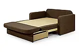 Диван прямий Ельф 130 (стандарт) рогожка коричневий, фото 3