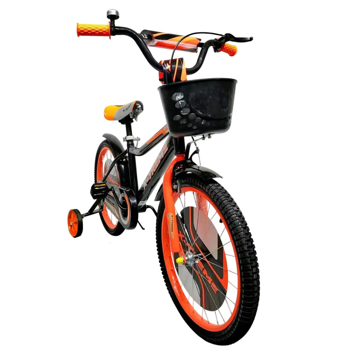Дитячий велосипед X-Treme ROCKY 25.16-02 чорно-помаранчевий