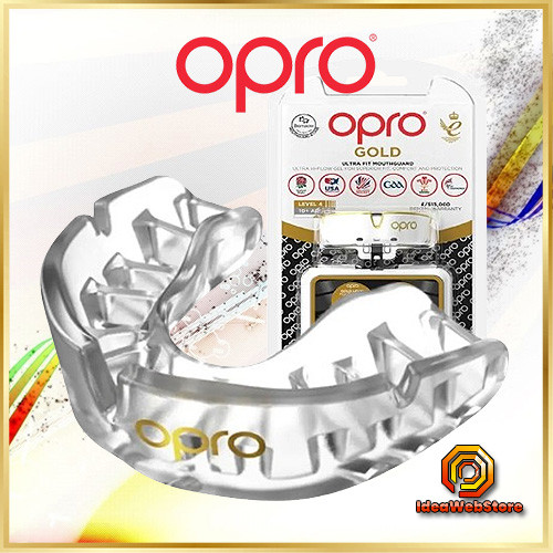 Капа OPRO Gold дитяча (вік до 10р.)  Clear (art.102505007)