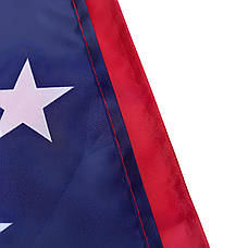Прапор США 150*90 см. Американський прапор RESTEQ. Прапор Америки. American flag поліестер, фото 4