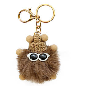 Брелок "Домовенок в окулярах" BRLK-102VIZ. колір Візон