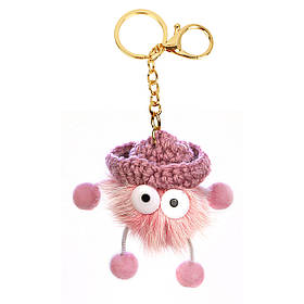Брелок "Домовенок" BRLK-101ROZ. колір Рожевий
