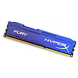 DDR3 Kingston 8GB (Kit of 2x4096) 1600MHz CL10 Blue DIMM, фото 4