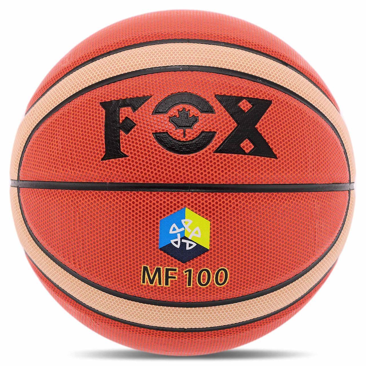 М'яч баскетбольний FOX BA-GM6X No6 PU жовтогарячий