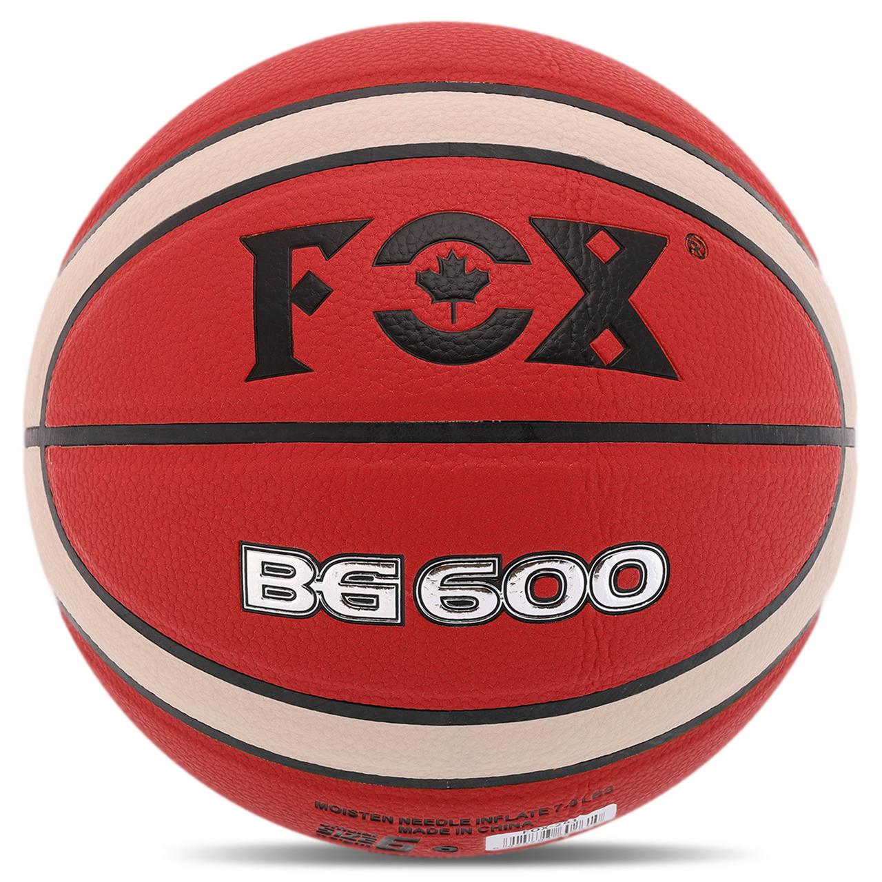 М'яч баскетбольний FOX BG600 No6 PU коричневий