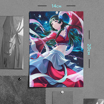 "Маомао (Монолог травниці / Apothecary Diaries)" плакат (постер) розміром А5 (14х20см)