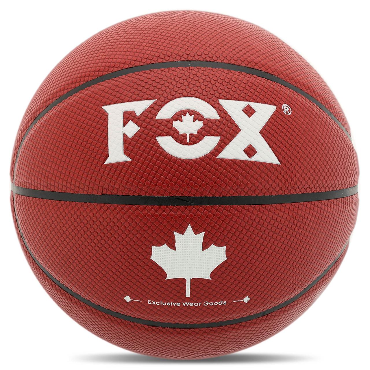 М'яч баскетбольний PU FOX BA-8713 No7 коричневий