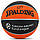 М'яч баскетбольний гумовий SPALDING TF 150 EURO TURK 84506Z розмір 7 чорний-жовтогарячий, фото 5
