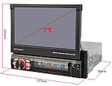 Автомагнітола Car Audio ANDROID 7188A 1DIN з висувним сенсорним екраном, фото 6