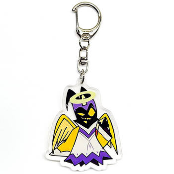 "Адам (Готель Газбін / Hazbin hotel)" брелок акриловий двосторонній з уф-друком