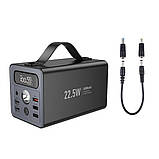 Зовнішній акумулятор HOCO J138 Distant 22.5W+PD20W+DC12V multi-function power bank (60000mAh) Black, фото 5