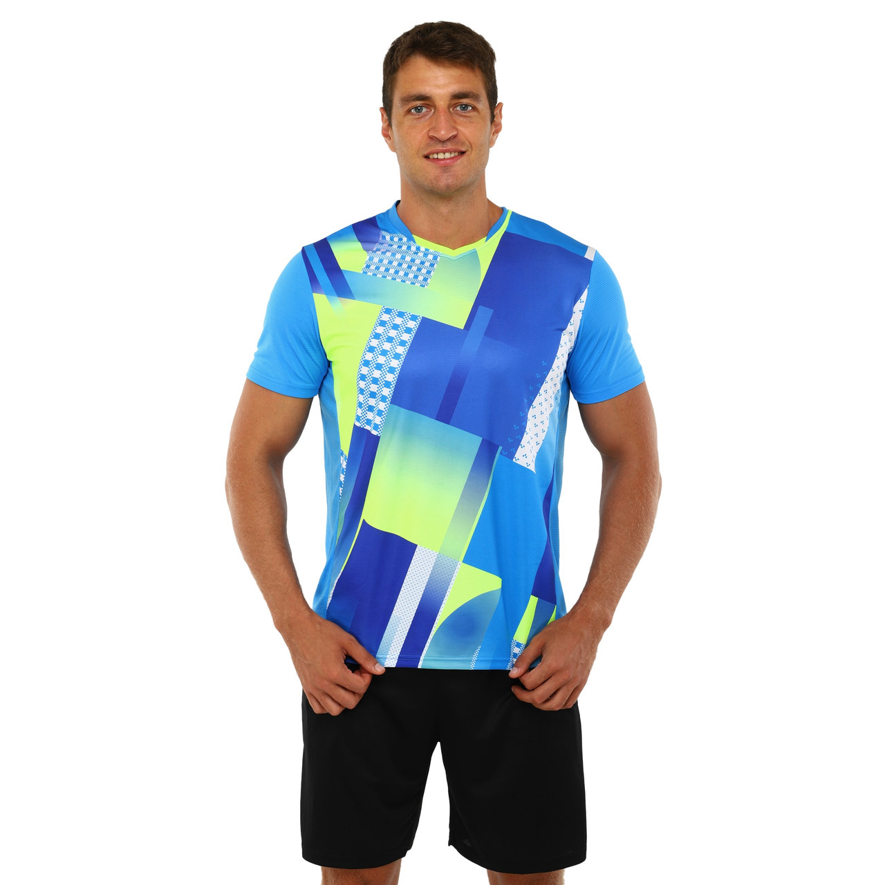 Форма волейбольна чоловіча футболка та шорти Lingo 7369-8808 S-3XL кольору в асортименті