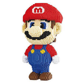 Конструктор 3D Mario сертифікований безпечний пластик високої якості 4580 деталей 28*18 см