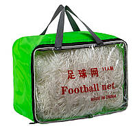 Сітка на ворота футбольні в комплекті з 2 штук Zelart C-8597 7,32x2,44x1,5 м 2 шт. білий