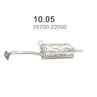 Глушник Hyundai Accent 1.3-1.5 POLMOSTROW