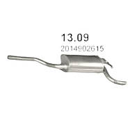 Глушник Mercedes-Benz 190(W201) 1.8-2.0i (Polmo)