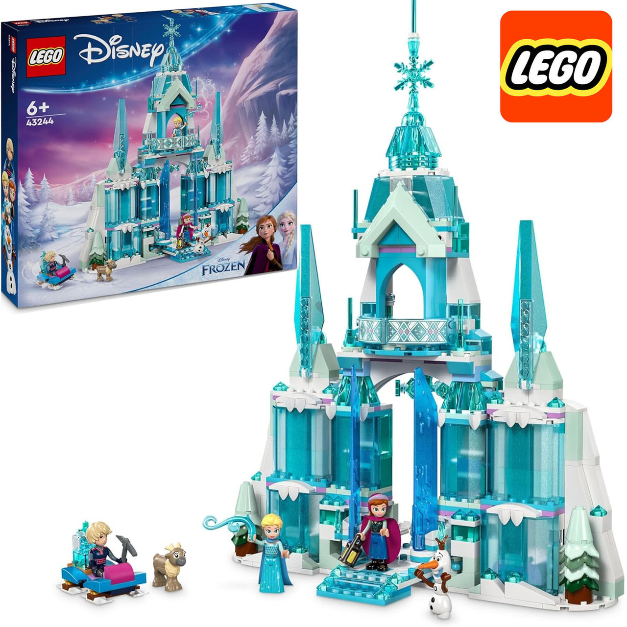 Конструктор Лего Принцеси Діснея Крижаний палац Ельзи Lego Disney Princesses 43244 Конструктор Лего Принцеси Діснея Крижаний палац Ельзи Lego Disney Princesses 43244