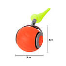 Інтерактивна іграшка для котів з підсвіткою 5см, від USB, Помаранчевий / М'ячик інтерактивний для тварин, фото 9