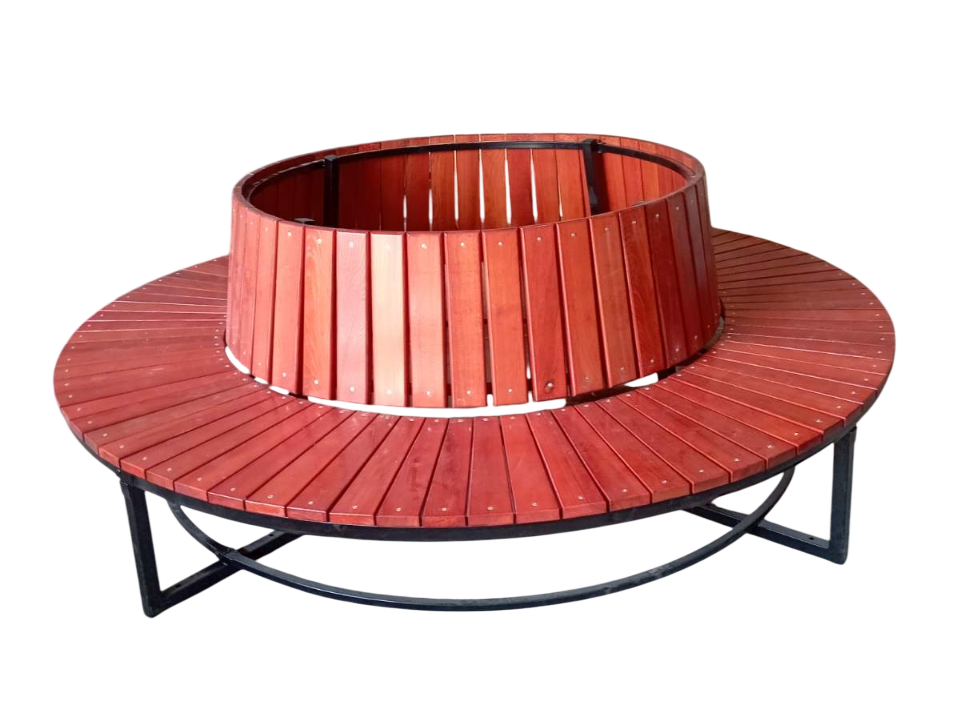 Паркова кругова лавка «Роялта Преміум» 3м, фото 1