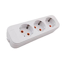 Колодка 3 вх с зк. + вимикачем Lynx Ny95000737