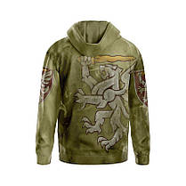 Худі чоловіче з принтом «80-та окрема десантно-штурмова бригада. Камуфляжна міць» принт 1, фото 2