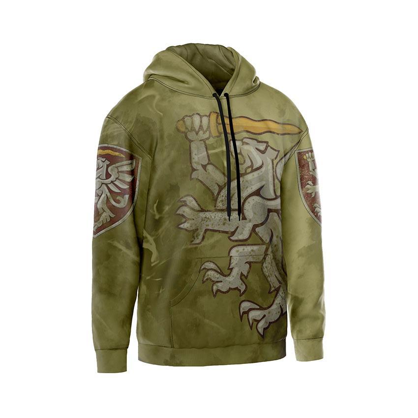 Худі чоловіче з принтом «80-та окрема десантно-штурмова бригада. Камуфляжна міць» принт 1